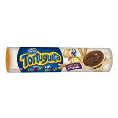 Biscoito Recheado Tortuguita Chocolate/Baunilha 120g