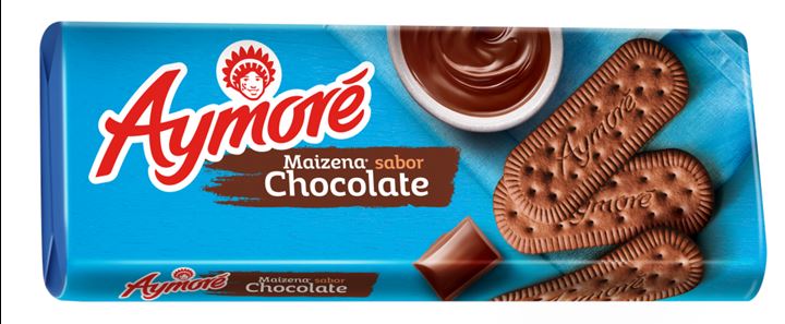 Biscoito Aymoré Maizena Chocolate 170g 