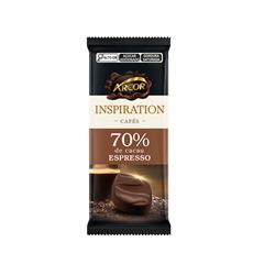 Chocolate Barra Tablete Amargo Inspiration 70% Cafe Esp Display 12x80g