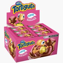 Chocolate Tortuguita (Formato)  Morango Display 24x15,5g