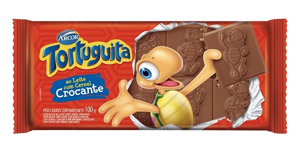 Chocolate Barra Tortuguita Crocante Display 12x100g | MB Distribuidora