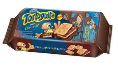 Biscoito Recheado Tortuguita Monodose Chocolate Pacote Com 12x43g (4 Unidades)