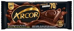 Chocolate Barra Arcor Chocolate Amargo 70% Display 12x80g 