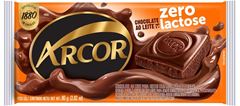 Chocolate Barra Arcor Ao Leite Zero Lactose Display 12x80g