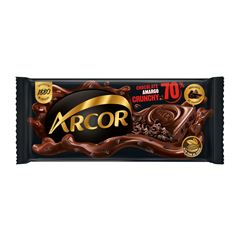 Chocolate Barra Arcor Amargo 70% Cruchy Display 12x80g 