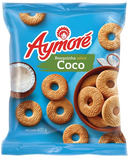 Biscoito Rosquinha Aymoré Coco 400g 