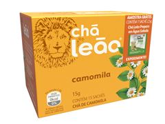 Chá Premium Leão Camomila Com 15 Saches Amostra Gratis 