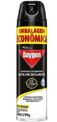 Inseticida Aerossol Baygon Mata Barata/Formiga Promocional 360ml 