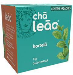 Chá  Leão Hortelã Com 10 Saches 