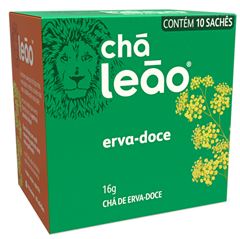Chá  Leão Erva Doce Com 10 Saches