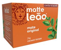Chá Premium Leão Matte Original 24g Com 15 Saches 