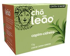 Chá Premium Leão Capim Cidreira Com 15 Saches 