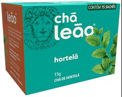 Chá Premium Leão Hortelã 15g  Com 15 Saches 