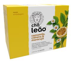Chá Premium Leão Camomila / Cidreira / Maracujá Com 15 Saches 