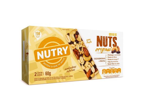 Barra Nuts   Nutry Original SM 60g(2x30g) 