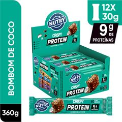 Barra Nutry Crispy PROTEINBAR Bombom Coco Display 360g(12x30g)