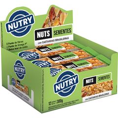 Barra Nuts Nutry Sementes Display 300g(12x25g)