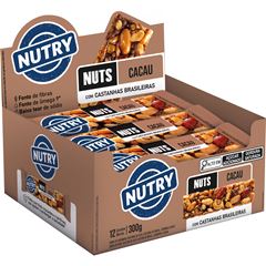 Barra Nuts   Nutry Cacau Display 300g(12x25g)